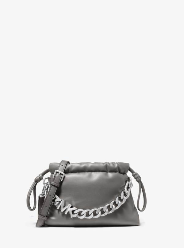 Damske Spojková Taška Michael Kors Lina Extra-Small Faux Leather Siva - Kabelky Michael Kors Lacne | MGCXJ-2396
